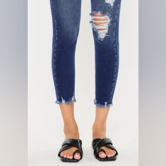 Kancan Gloria High Rise Ankle Skinny Jeans Size 24 - Picture 4 of 13